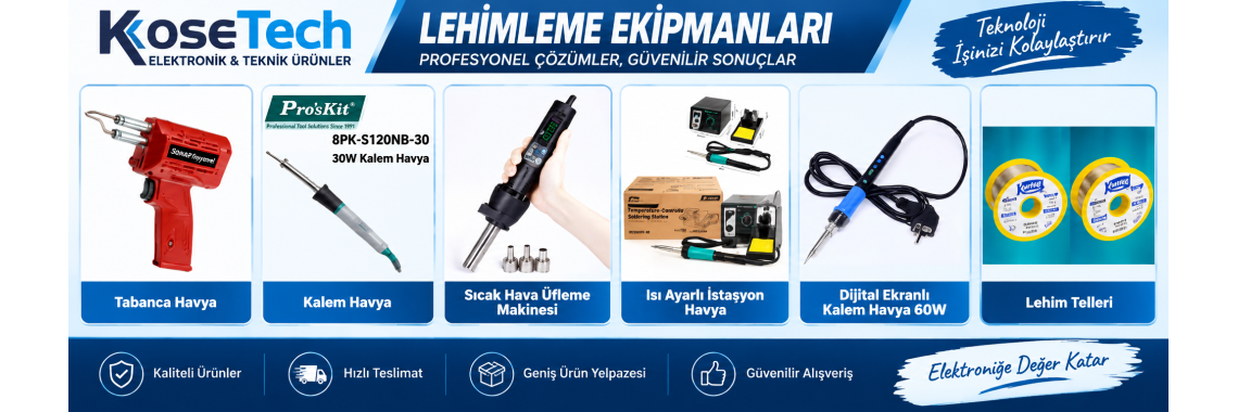 Lehimleme Ekipmanları